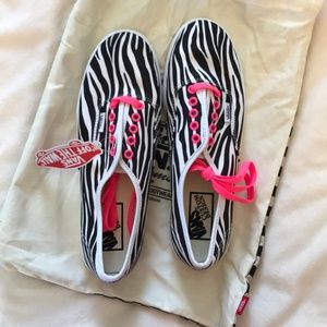 NWT Zebra Print *Vans*